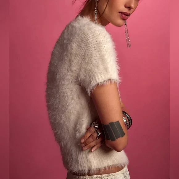 Free people Alexandra faux fur top - Picture 3 of 7